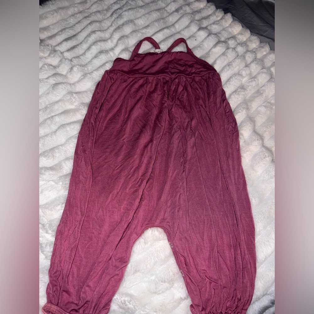 Kate Quinn Mauve Sleeveless Bubble Romper